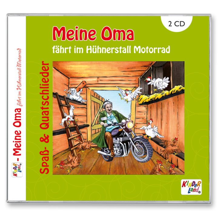 Meine Oma fährt im Hühnerstall Motorrad - mit 2 CD's - Buch mit CD